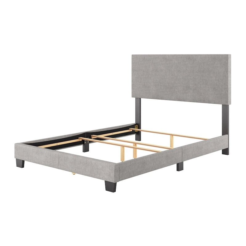 Letto imbottito moderno, rete a doghe necessaria