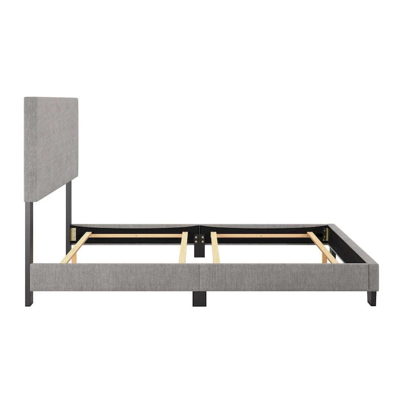 Letto imbottito moderno, rete a doghe necessaria