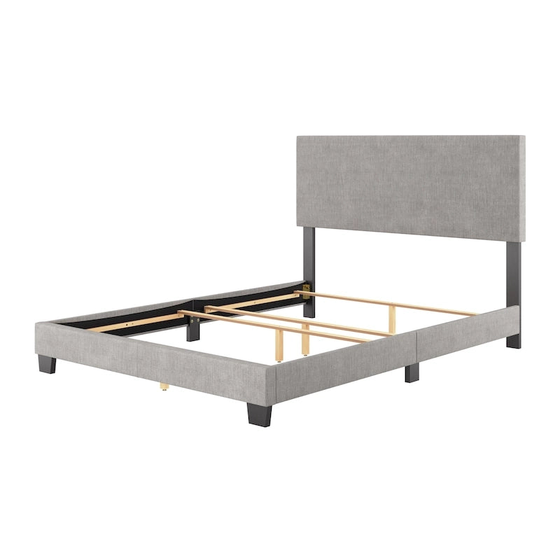 Letto imbottito moderno, rete a doghe necessaria