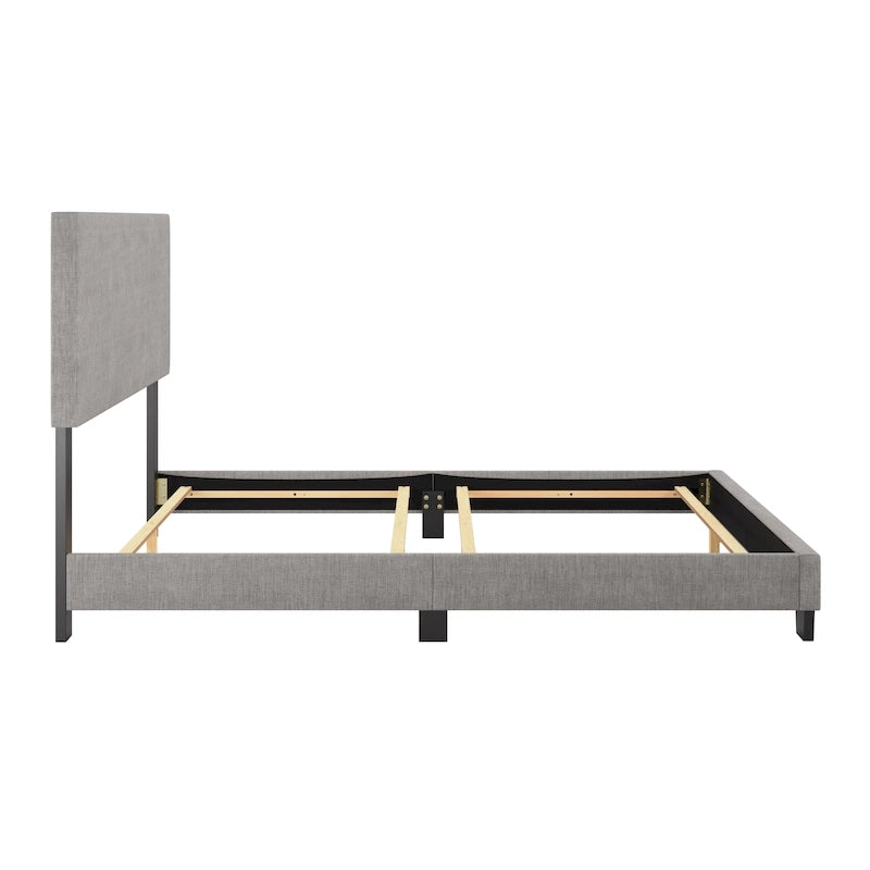 Letto imbottito moderno, rete a doghe necessaria