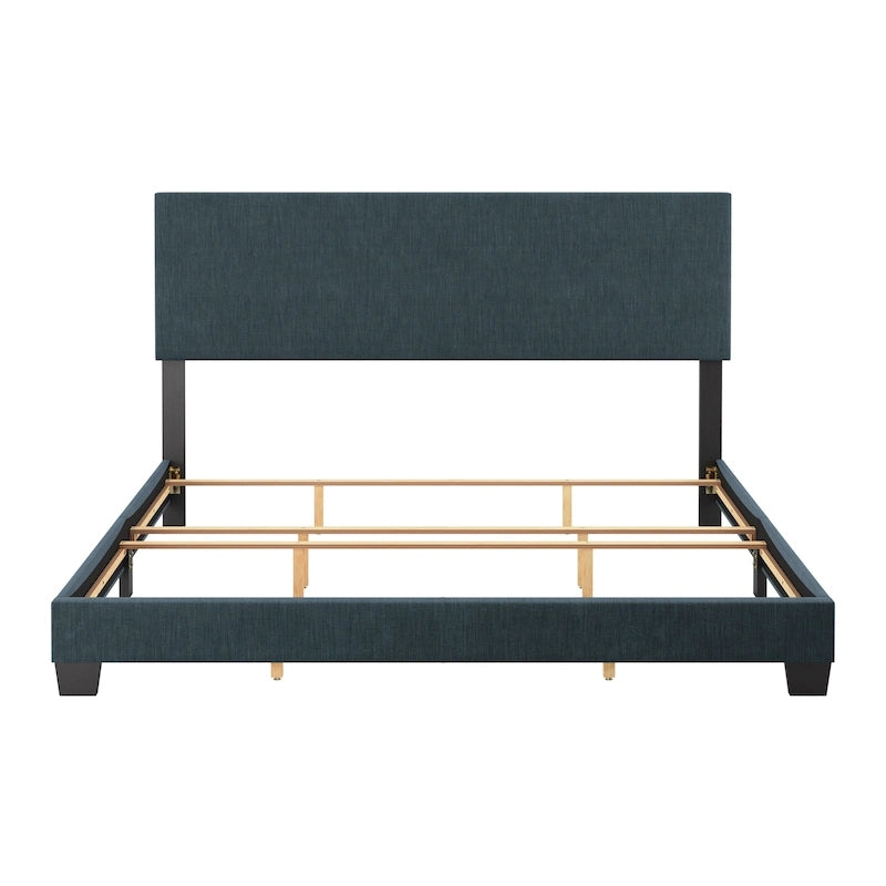 Letto imbottito moderno, rete a doghe necessaria