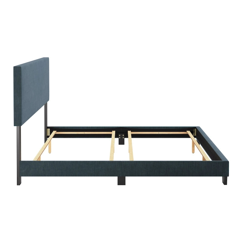Letto imbottito moderno, rete a doghe necessaria