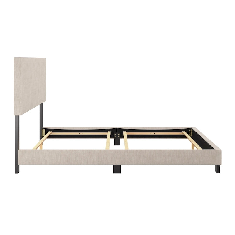 Letto imbottito moderno, rete a doghe necessaria