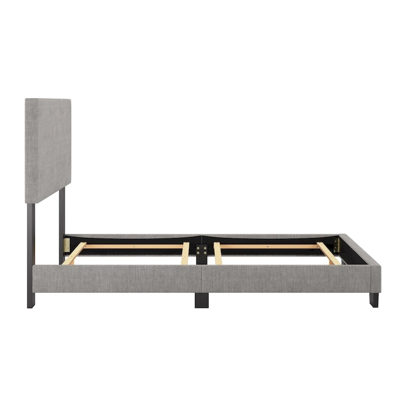 Letto imbottito moderno, rete a doghe necessaria