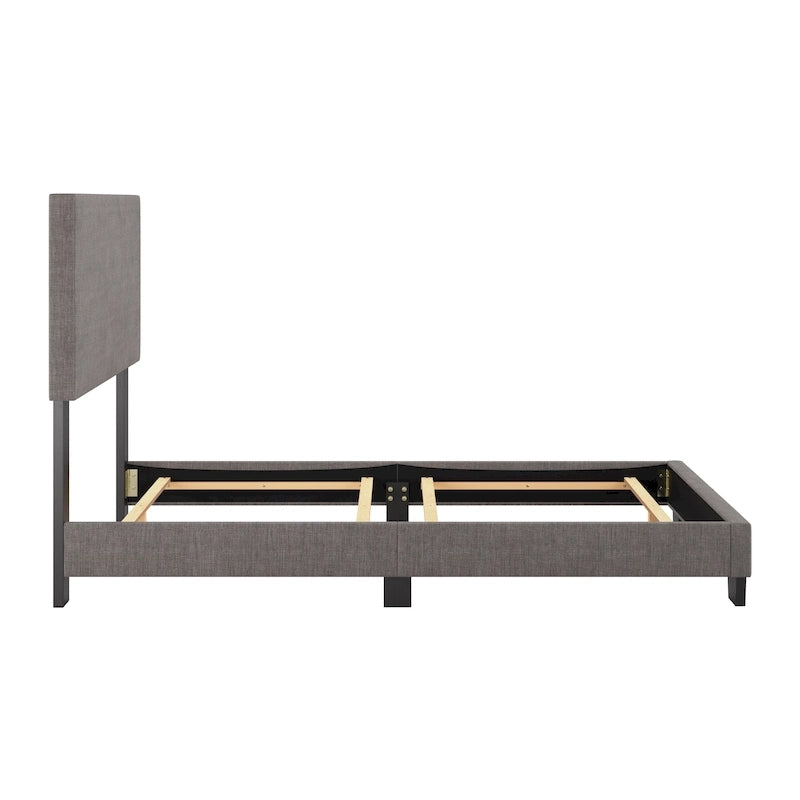 Letto imbottito moderno, rete a doghe necessaria