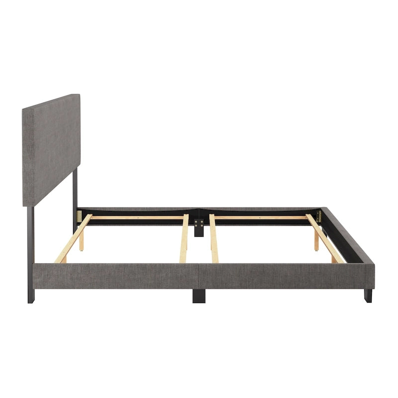Letto imbottito moderno, rete a doghe necessaria