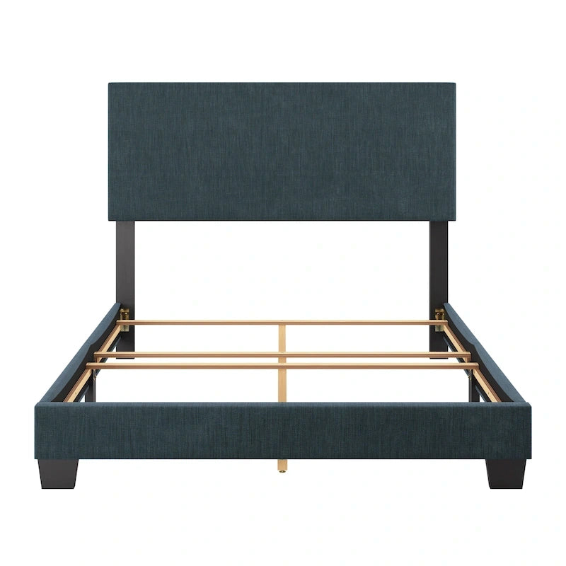 Letto imbottito moderno, rete a doghe necessaria