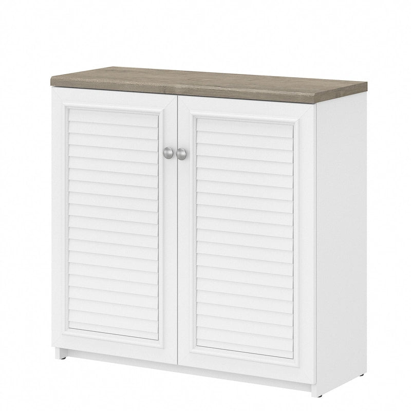 Armoire de rangement avec portes et étagères, 31.73L x 12.76W x 30.71H