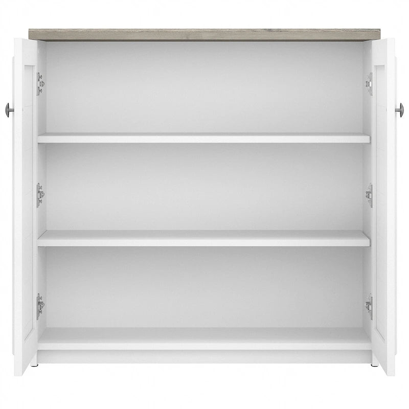Armoire de rangement avec portes et étagères, 31.73L x 12.76W x 30.71H