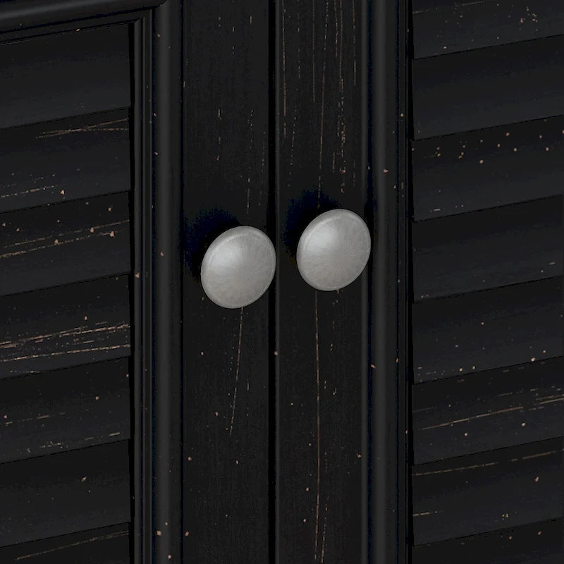 Armoire de rangement avec portes et étagères, 31.73L x 12.76W x 30.71H