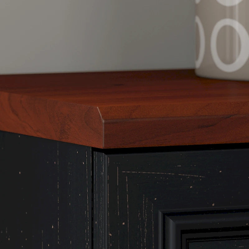 Armoire de rangement avec portes et étagères, 31.73L x 12.76W x 30.71H