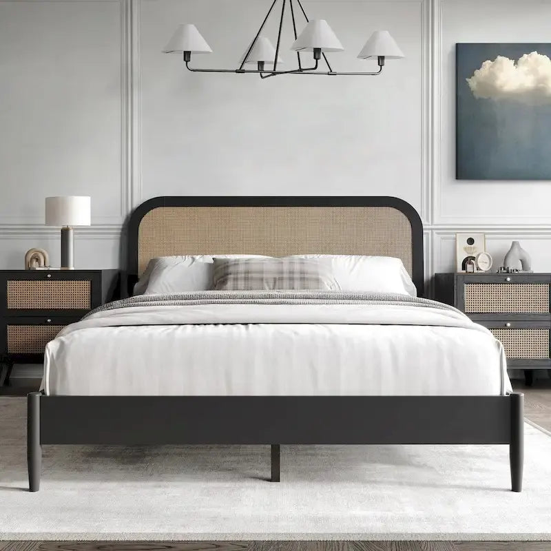CraftPorch Mid-Century Modern Platform Bed