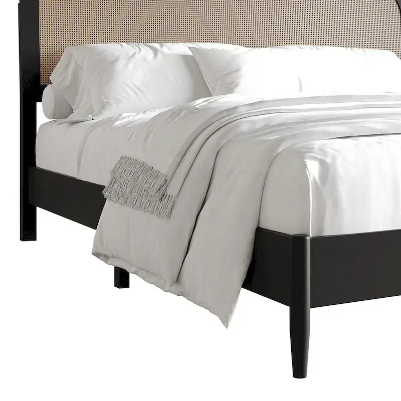 Plattformbett im Mid-Century-Modern-Stil