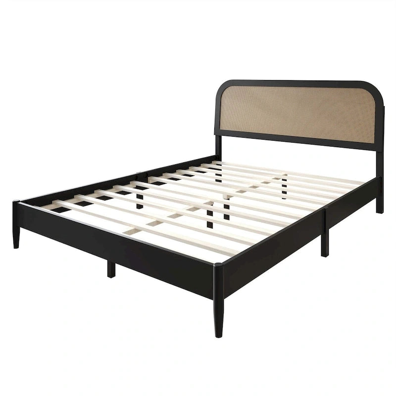 Plattformbett im Mid-Century-Modern-Stil