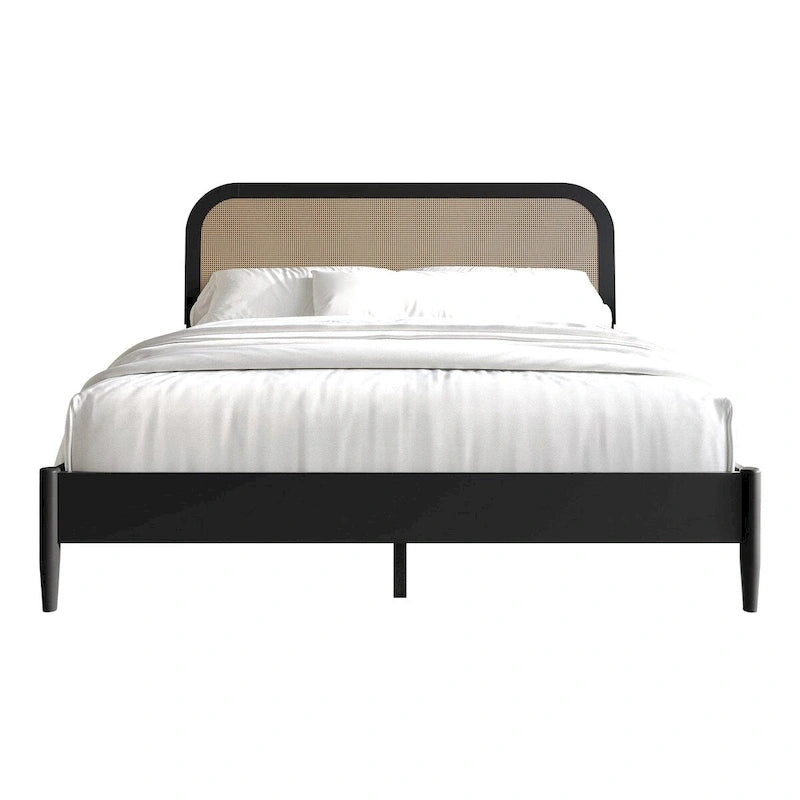 Plattformbett im Mid-Century-Modern-Stil