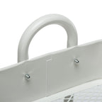 Carrello a rotelle in metallo a 4 ripiani – Bianco/Rosa/Nero/Rosso/Beige/Blu/Grigio, 1 utente