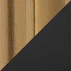 Sgabello da Bar Girevole in Similpelle, Set da 2 – Metallo Nero o Bianco & Oro o Nero