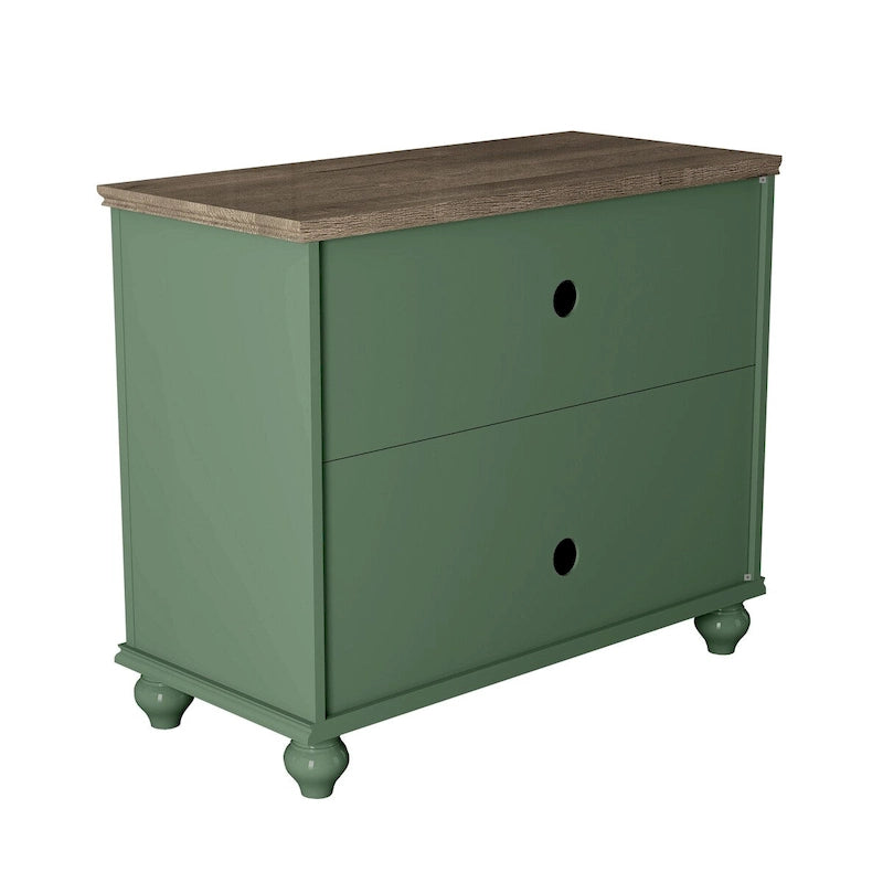 Buffet de cuisine de style vintage de 38 pouces, meuble bas d’appoint