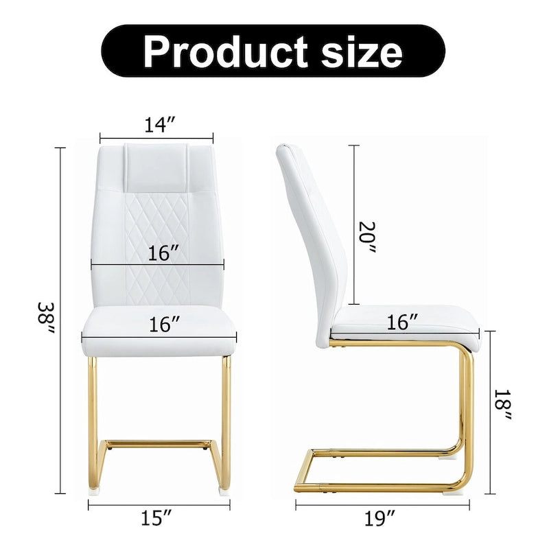Sedie da pranzo moderne grigio/nero/bianco, set da 6, seduta in similpelle