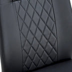 Sedie da pranzo moderne grigio/nero/bianco, set da 6, seduta in similpelle