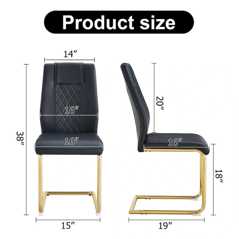 Sedie da pranzo moderne grigio/nero/bianco, set da 6, seduta in similpelle