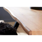 Tavolo da pranzo Wild Oak/Black Wavy Edge, 6-8 posti