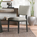 Sedia da pranzo imbottita Sabbia/Beige e a righe Blu/Grigio, set da 2