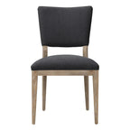 Sedia da pranzo imbottita Sabbia/Beige e a righe Blu/Grigio, set da 2