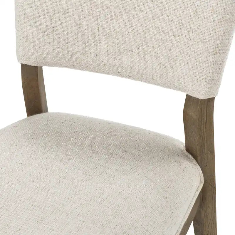 Sedia da pranzo imbottita Sabbia/Beige e a righe Blu/Grigio, set da 2