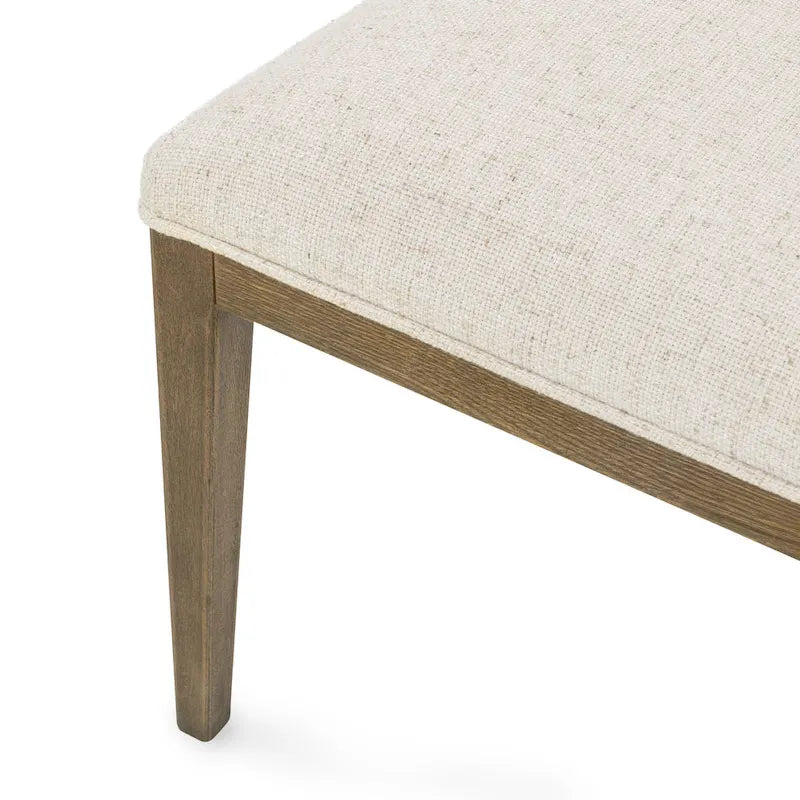 Sedia da pranzo imbottita Sabbia/Beige e a righe Blu/Grigio, set da 2