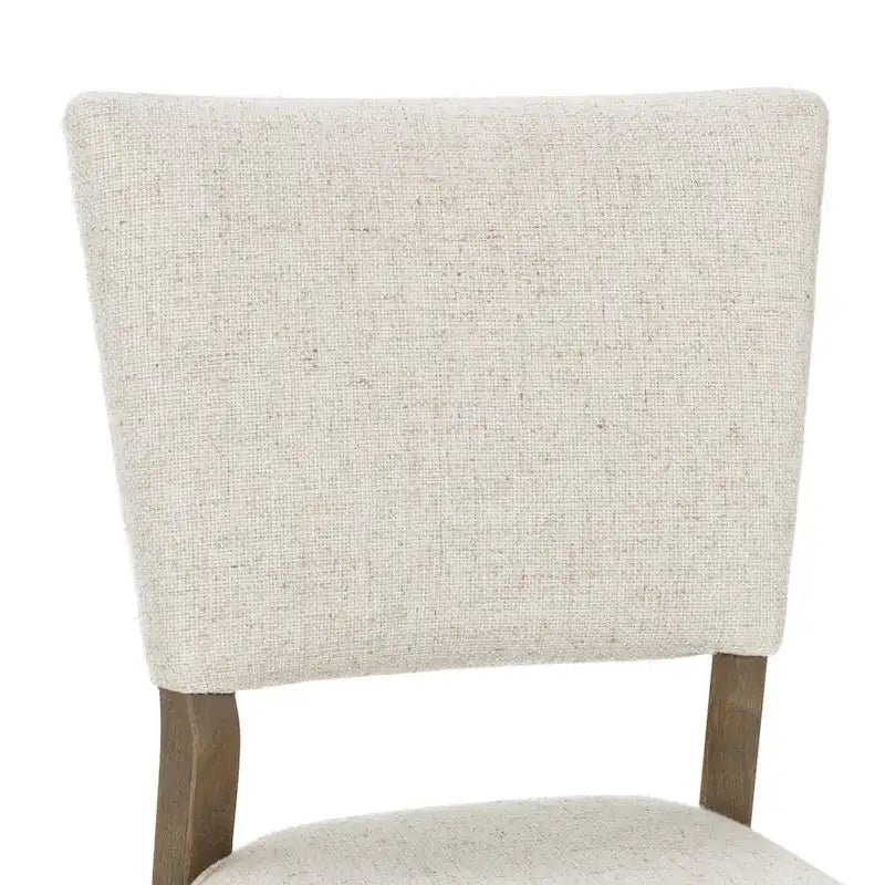 Sedia da pranzo imbottita Sabbia/Beige e a righe Blu/Grigio, set da 2