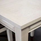Tavolo da pranzo allungabile in rovere bianco/espresso, 6-8 posti