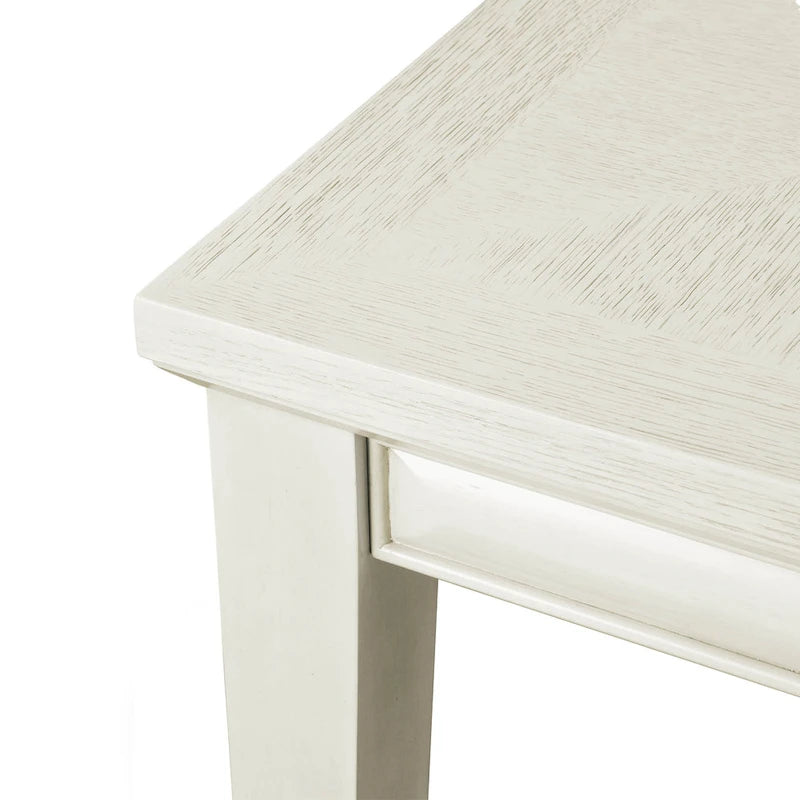 Tavolo da pranzo allungabile in rovere bianco/espresso, 6-8 posti
