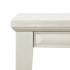 Tavolo da pranzo allungabile in rovere bianco/espresso, 6-8 posti