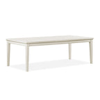 Tavolo da pranzo allungabile in rovere bianco/espresso, 6-8 posti