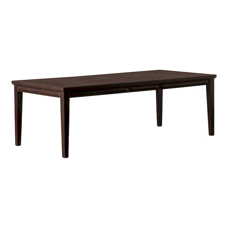 Tavolo da pranzo allungabile in rovere bianco/espresso, 6-8 posti