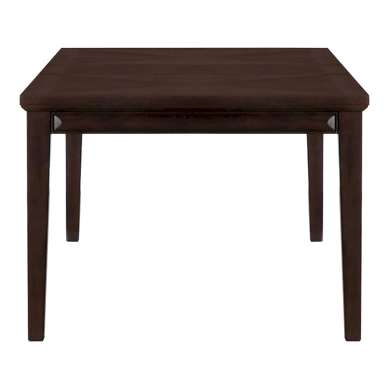 Tavolo da pranzo allungabile in rovere bianco/espresso, 6-8 posti